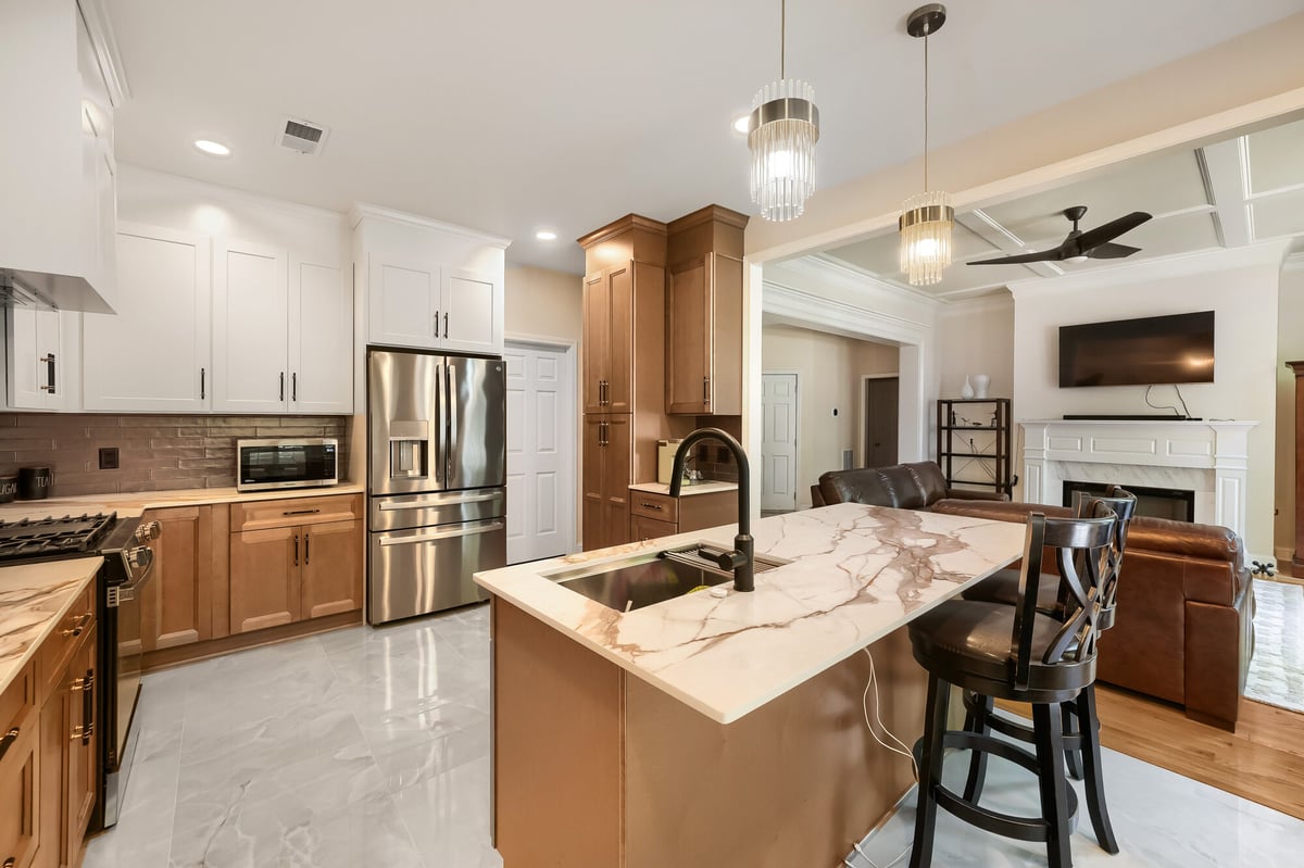 kitchen-island-marble-waterfall-countertop-open-to-living-room-atlanta-ga-optimized