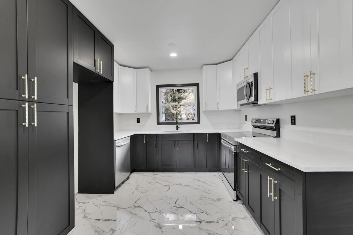 kitchen-white-black-cabinets-marble-floor-atlanta-ga-optimized