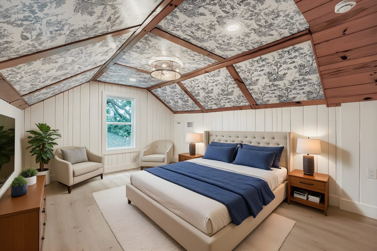 primary-bedroom-furnished-vaulted-wallpapered-ceiling-atlanta-ga-optimized